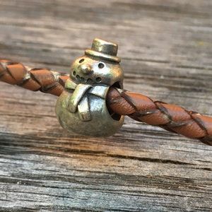 Retired Pandora Snowman Charm